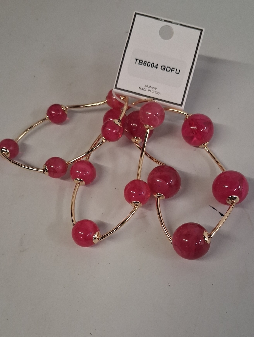 NWT 3 Bead Me Up Bracelets Fucia